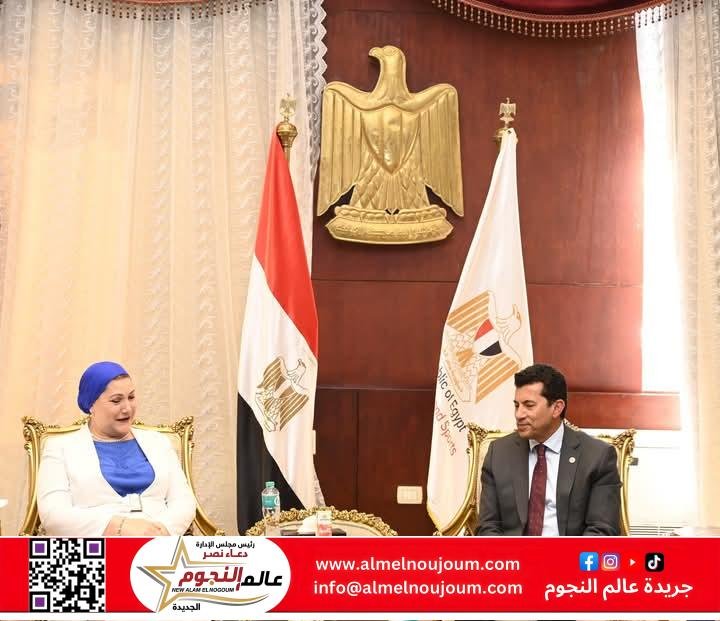 وزير الشباب والرياضة يشهد مراسم توقيع بروتوكول تعاون بين الوزارة والمجلس القومي للطفولة والامومة