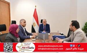 وزير الري يتابع موقف مشروع المسار الناقل لمياه الصرف الزراعي لمحطة المعالجة في الدلتا الجديدة