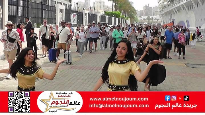الهيئة العامة لميناء الأسكندرية تستقبل السفينة السياحية العملاقة MS NORWEGIAN VIVA