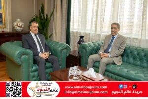 وزير الدولة للإنتاج الحربي يستقبل رئيس الهيئة العامة للاستعلامات