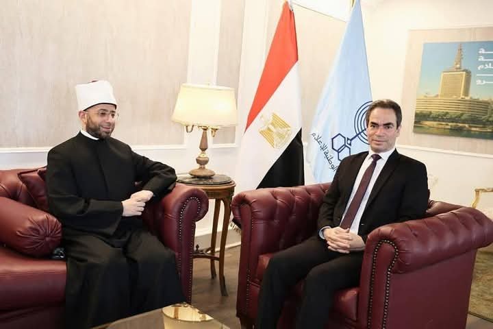رئيس الهيئة الوطنية للإعلام يستقبل وزير الأوقاف في ماسبيرو 