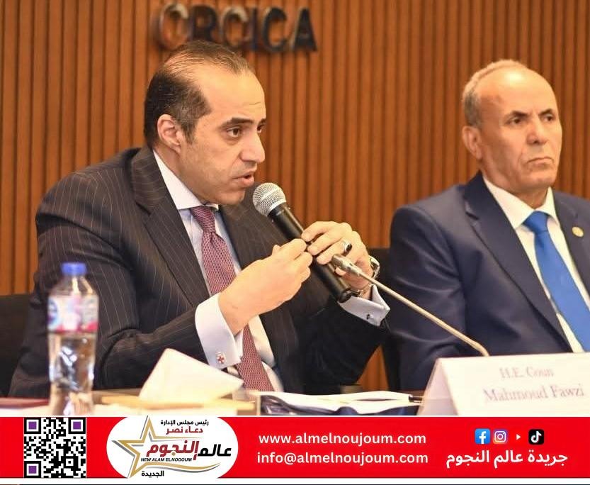 وزير الشئون النيابية يلقي الكلمة الافتتاحية لفعاليات المؤتمر العلمي المتخصص: “الأدوات التعاقدية التقليدية لحماية المستثمرين الأجانب وسلطة الدولة التنظيمية”