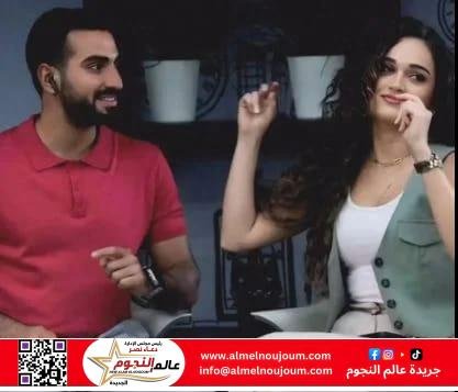 شاهد نور إيهاب ومحمد الشرنوبي كواليس فيلم الساعة 7