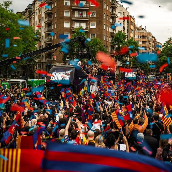 برشلونة يحسم الدوري والثلاثية ..... أمام إسبانيول في الليجا الإسبانية