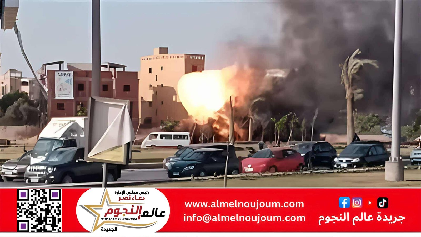 النيابة تتهم 6 أشخاص بالإهمال في حادث انفجار خط الغاز بطريق الواحات: “أعمال عشوائية دون تنسيق”