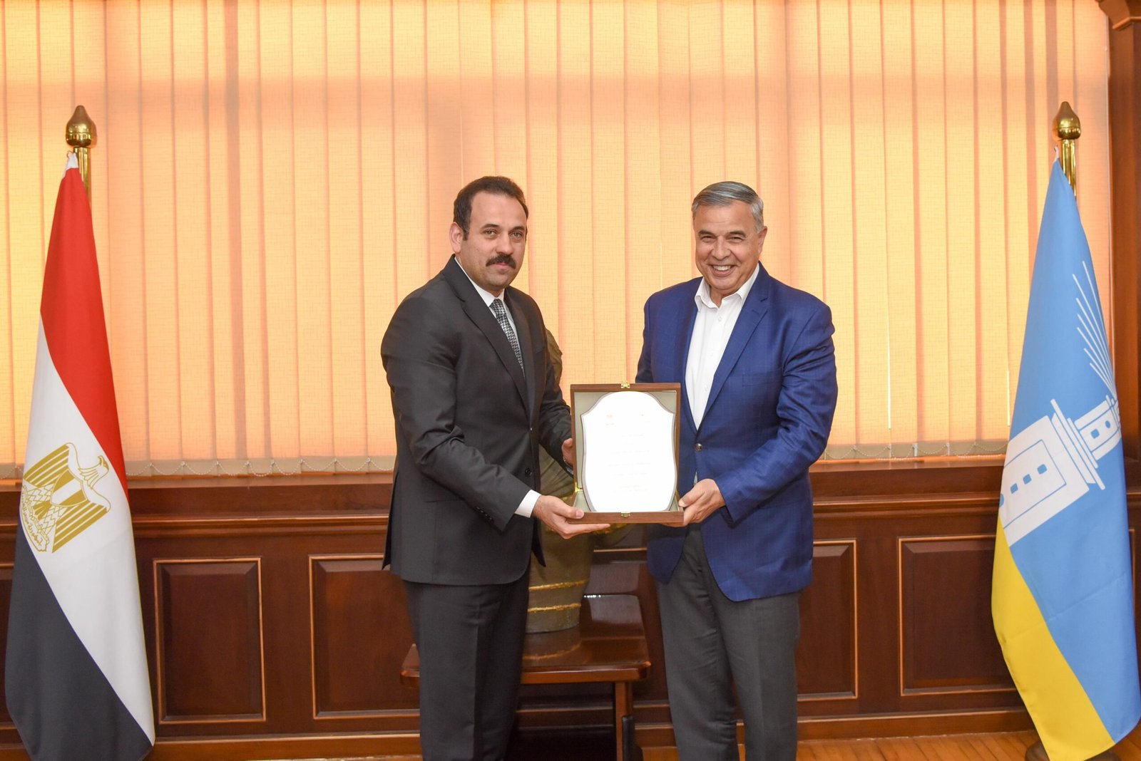 محافظ الإسكندرية يستقبل وزير التموين والمدير التنفيذي لجهاز “مستقبل مصر” بديوان عام المحافظة