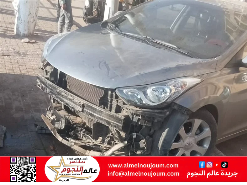 عاجل … إصابة سائق فى حادث تصادم بين "توك توك" وملاكى بزفتى