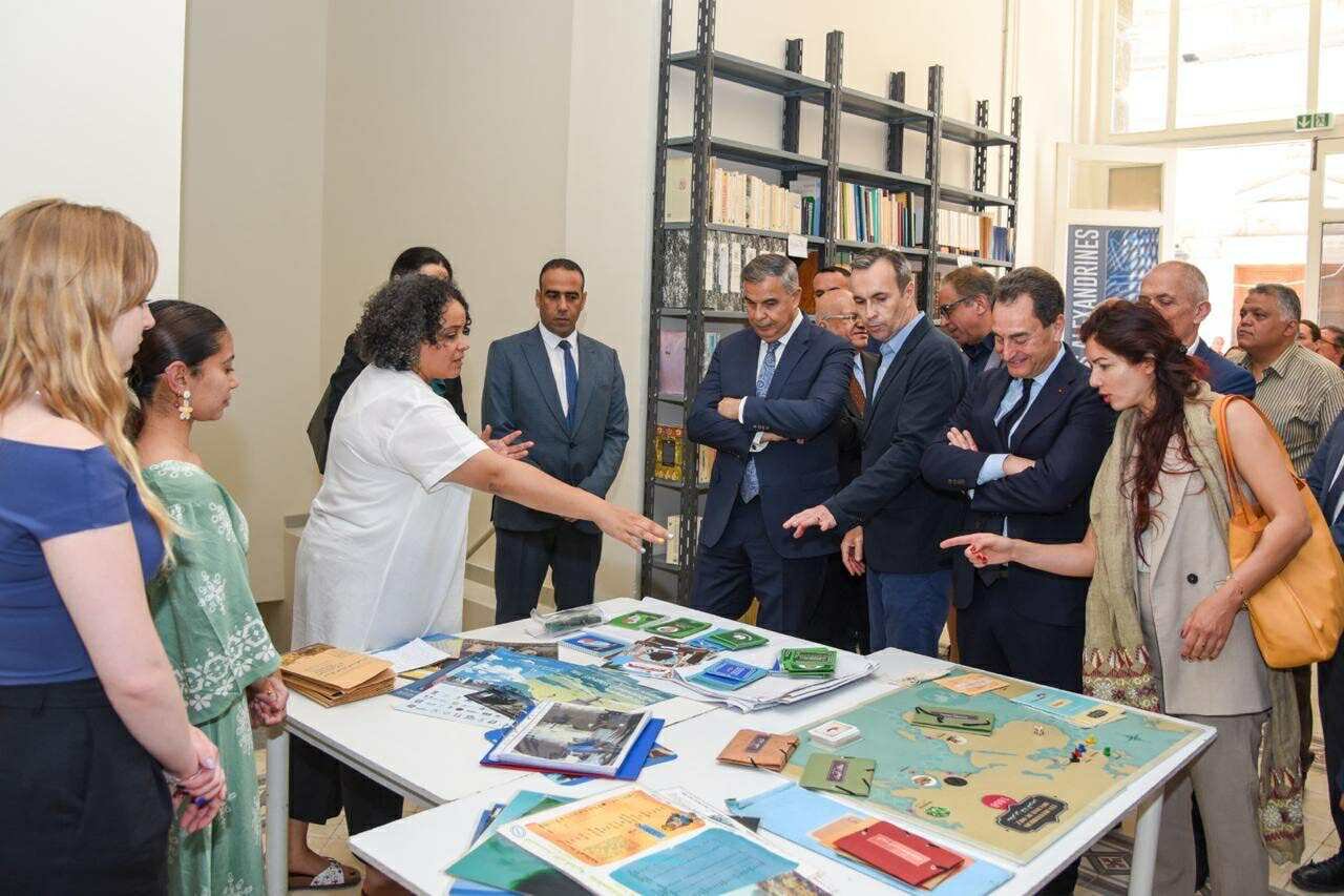 محافظ الإسكندرية يفتتح المقر الجديد لمركز الدراسات السكندرية الفرنسي