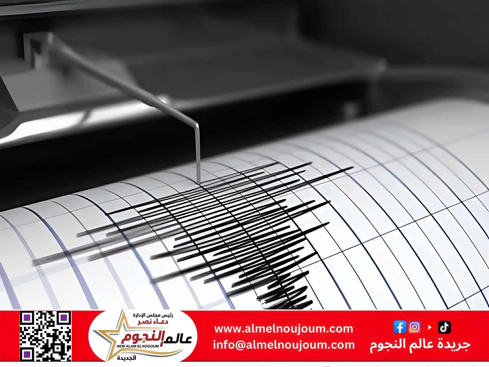 “البحوث الفلكية”: زلزال اليوم لا يشكل خطرًا على مصر.. وسكان الدلتا شعروا به بسبب طبيعة التربة