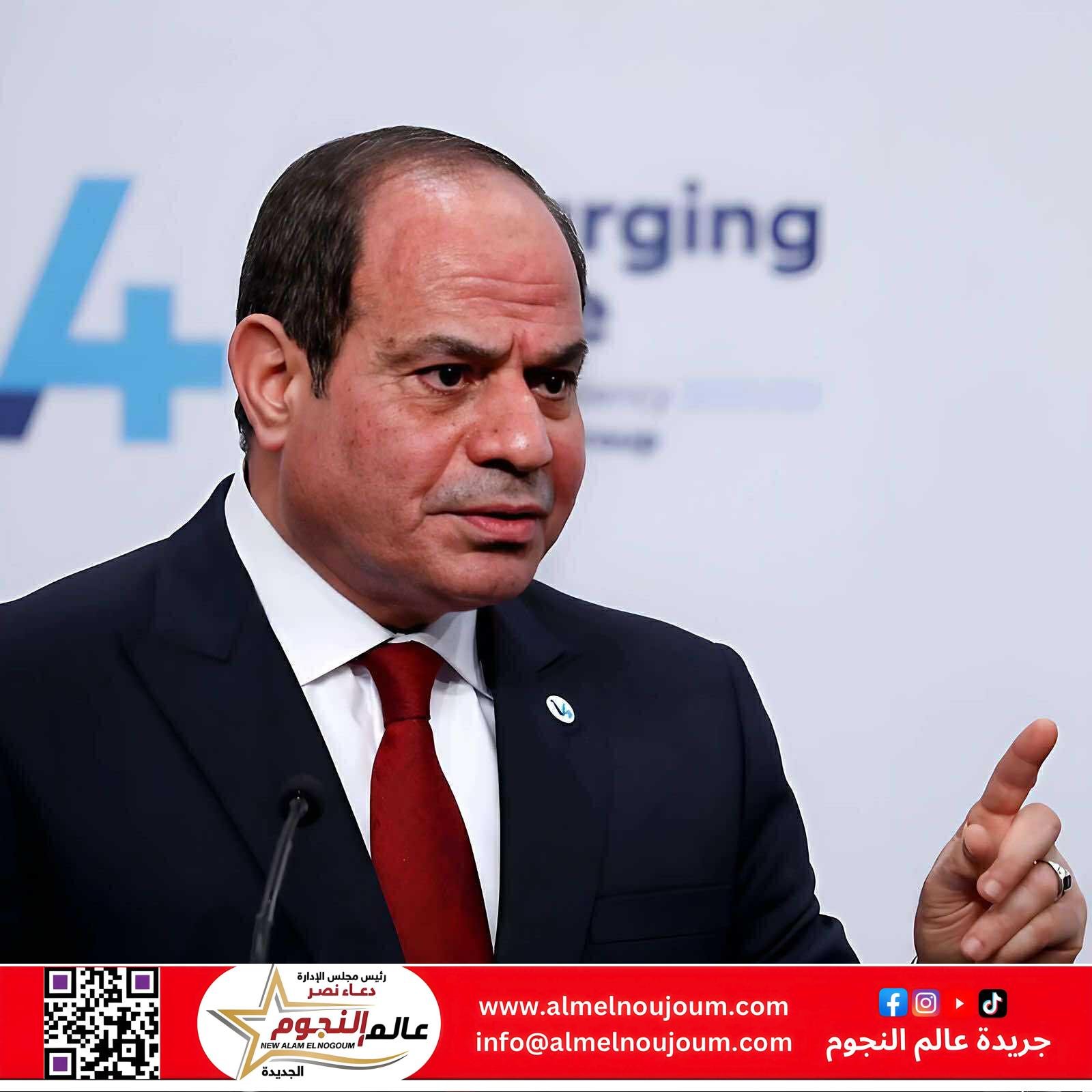 السيسي يوجه بمحاسبة المتسببين في أزمة البنزين المغشوش ويشدد على ضمان استقرار الكهرباء قبل الصيف