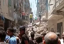 استخراج 9 ناجين من تحت أنقاض العقارين المنهارين بـ«حدائق القبة»