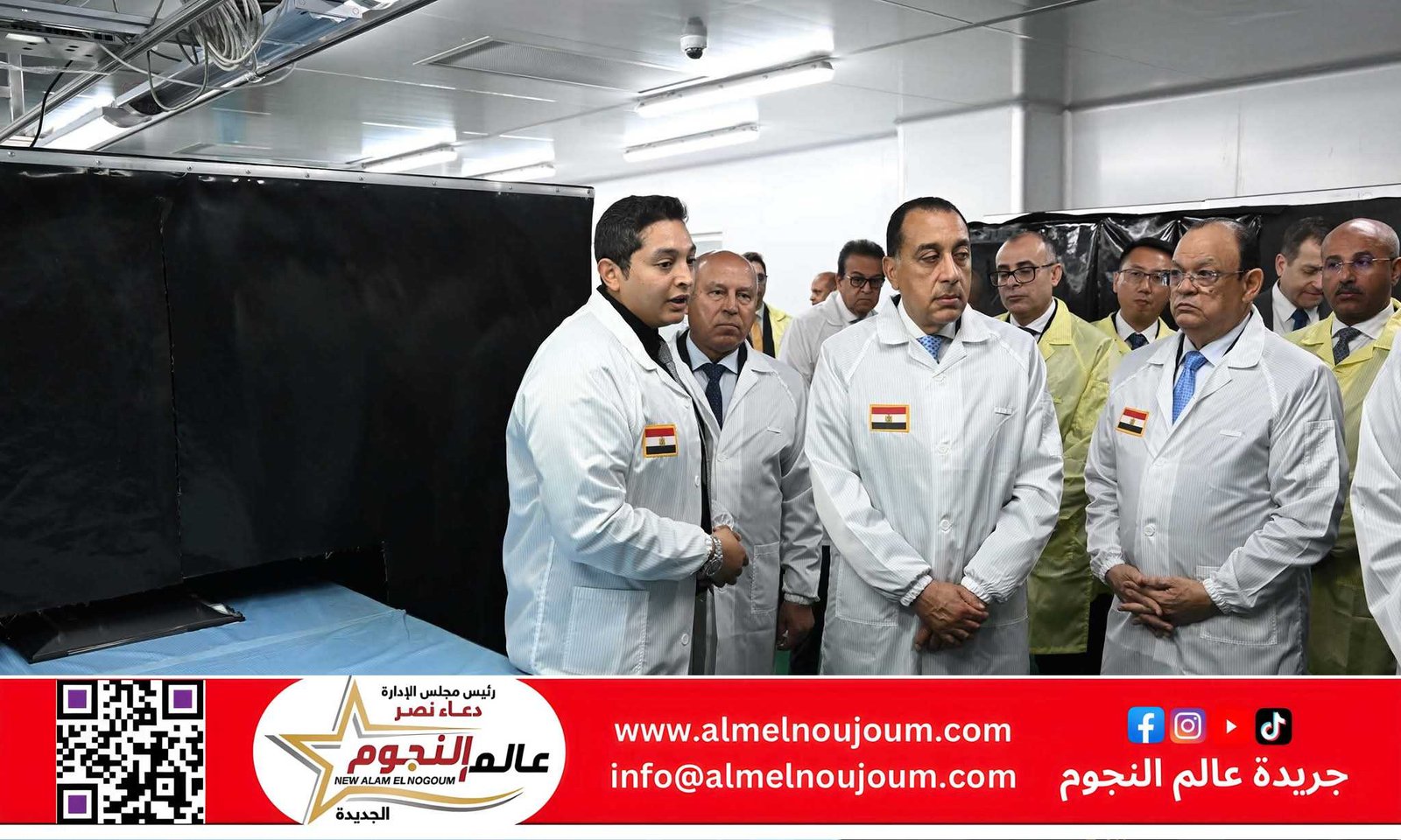 رئيس الوزراء يقوم بجولة فى  مصنع "صافي جروب" بـ 6 أكتوبر