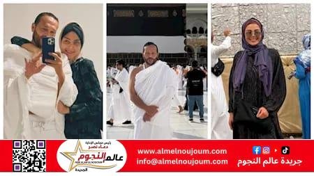 ريهام حجاج تؤدي مناسك الحج رفقة زوجها