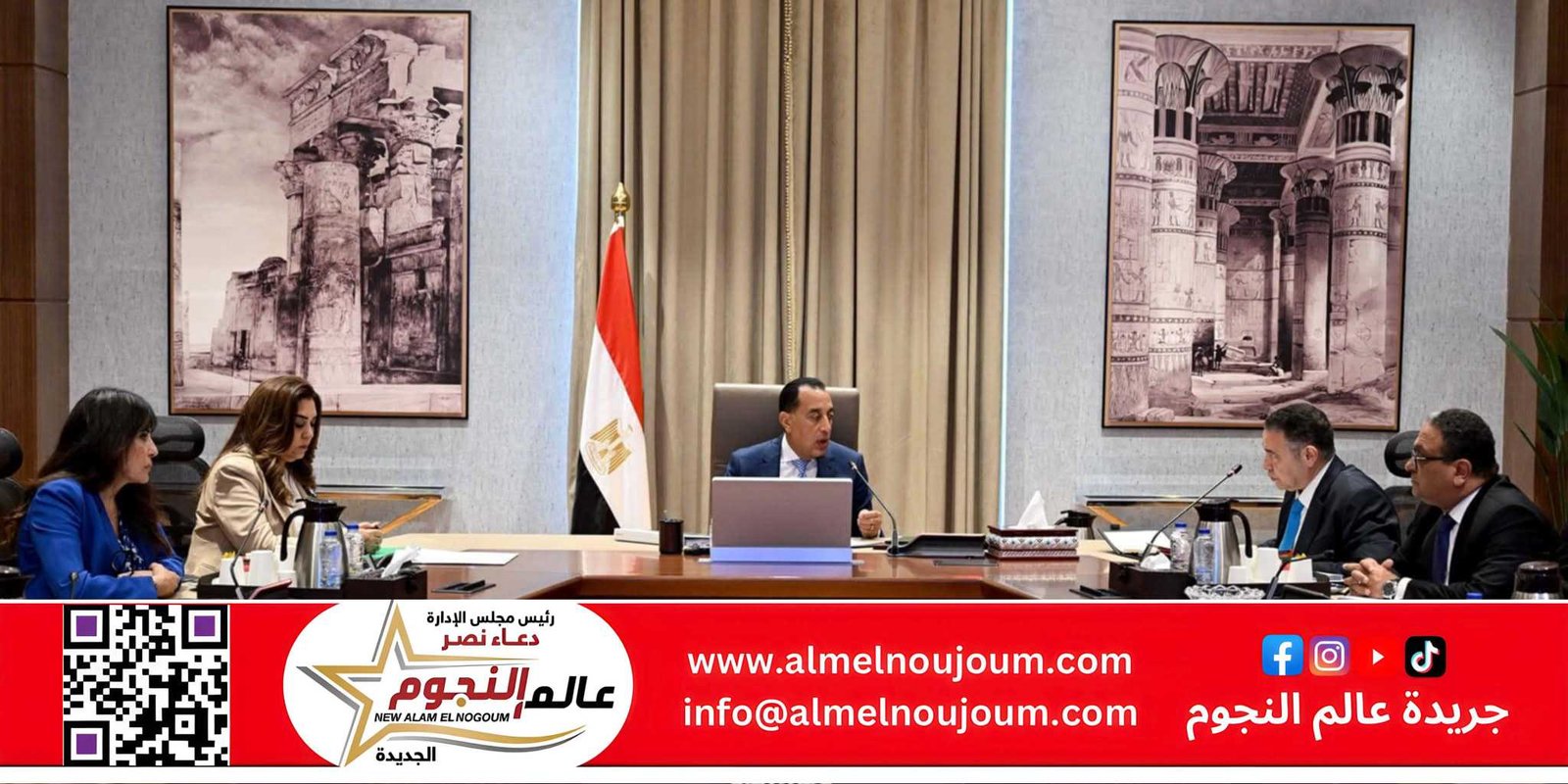 رئيس الوزراء يُتابع الموقف التنفيذي لعددٍ من المشروعات بمحافظة البحر الأحمر