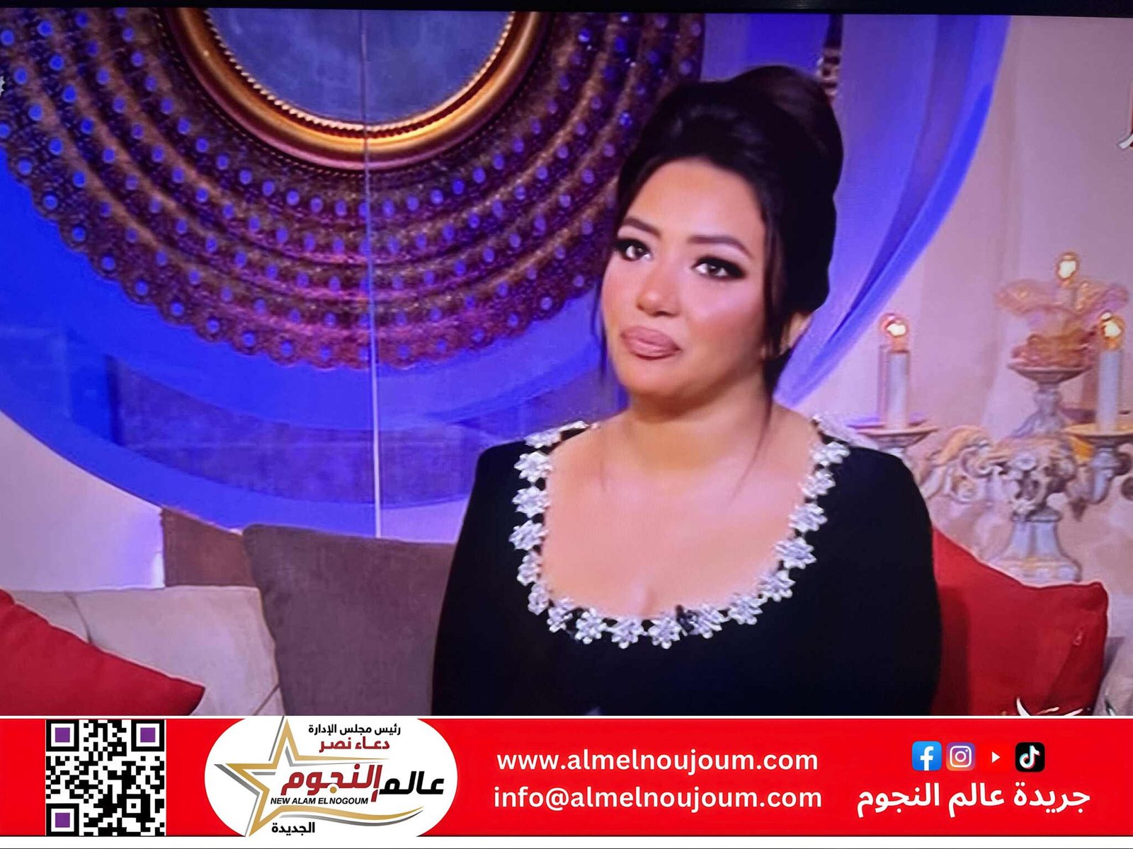 رحمة محسن لأحمد العوضي عبر برنامج «عمرو أديب»: “يا حبيب قلبي.. يارب أكون قدرت أشرفك”