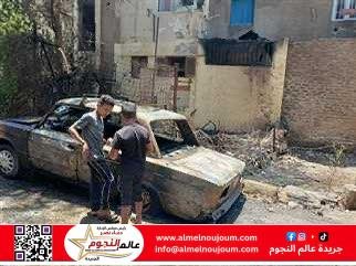 السيطرة على حريق اندلع بسيارة وامتد لعقار سكني في منطقة أبوالجود بالأقصر دون إصابات
