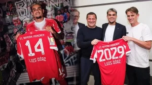 بايرن ميونيخ يتعاقد رسميا مع الكولومبي "لويس دياز" قادمًا من صفوف ليفربول الإنجليزي