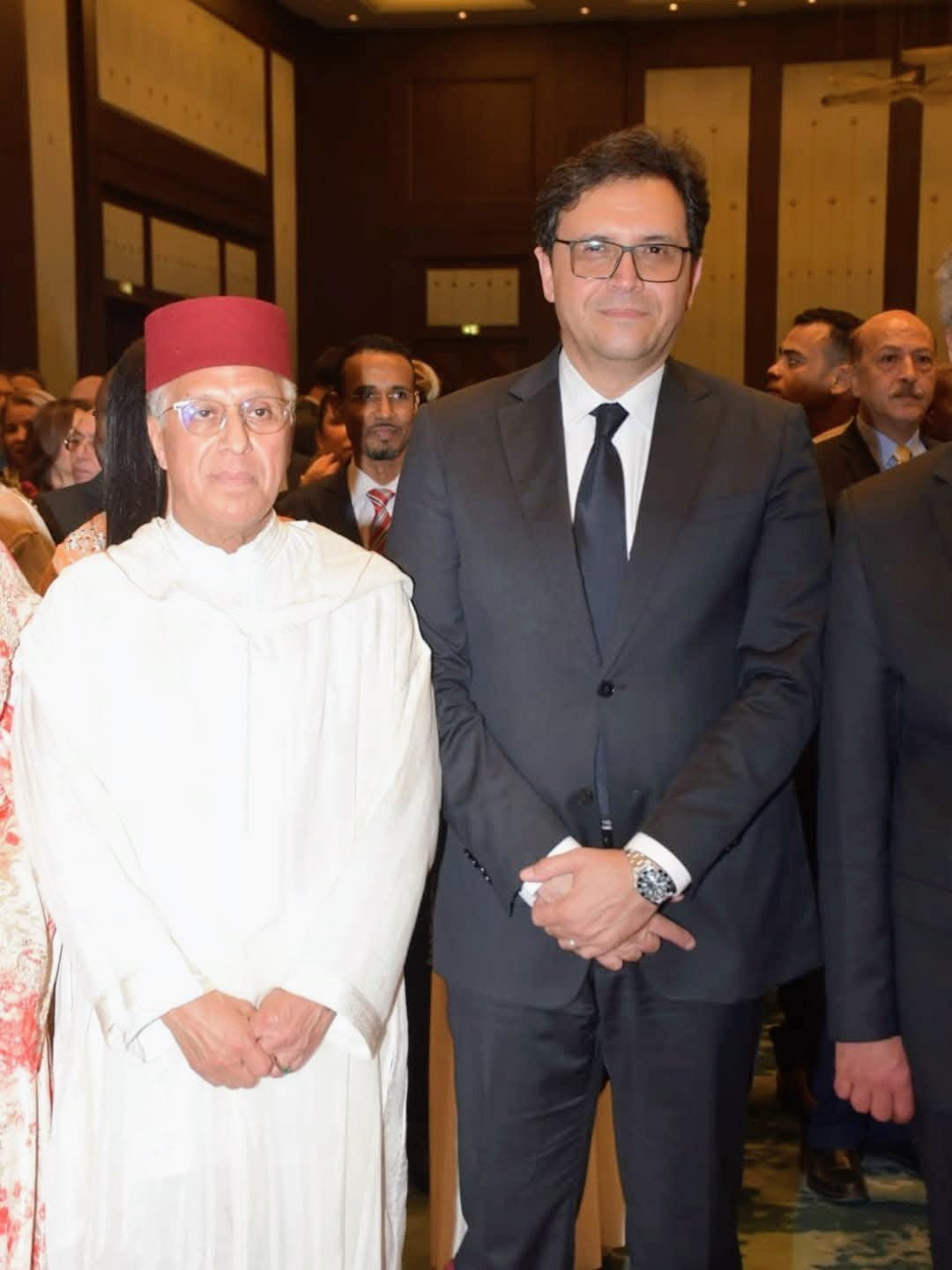 وزير الثقافة يُشارك في احتفالية سفارة المملكة المغربية بالقاهرة بمناسبة عيد العرش 
