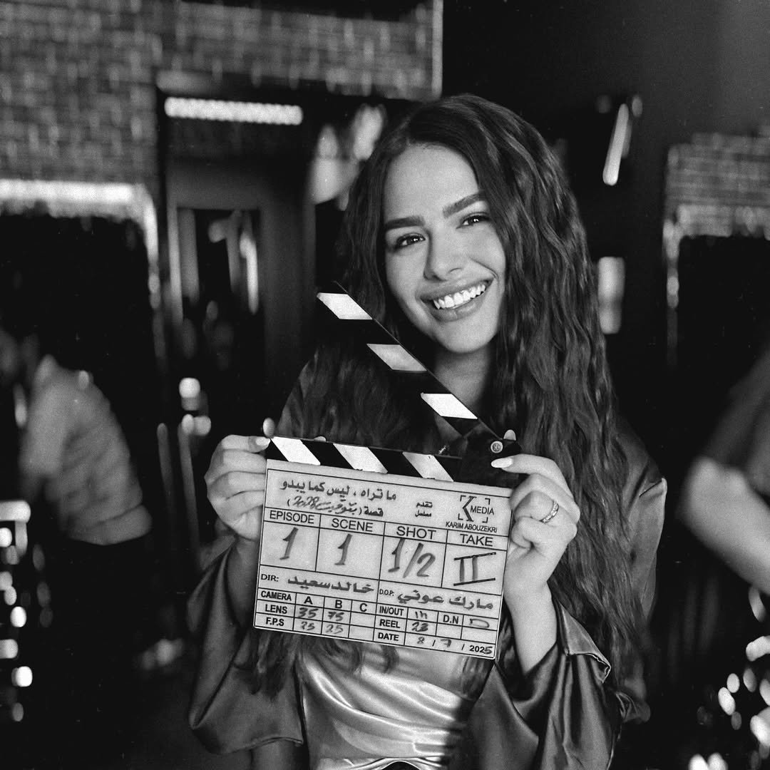 داليدا … هنادي مهنا تخطف الأنظار من كواليس تصوير حكاية "بتوقيت 2028"