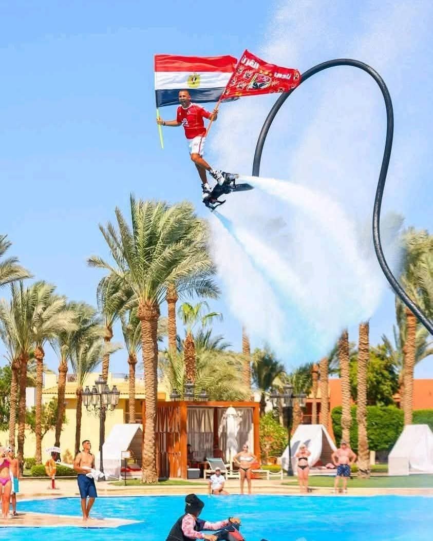 وفاة الكابتن محمود عبدالغني خلال عرض فلاي بورد في سهل حشيش