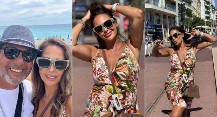 داليا البحيري تخطف الأنظار بإطلالة صيفية من قلب باريس