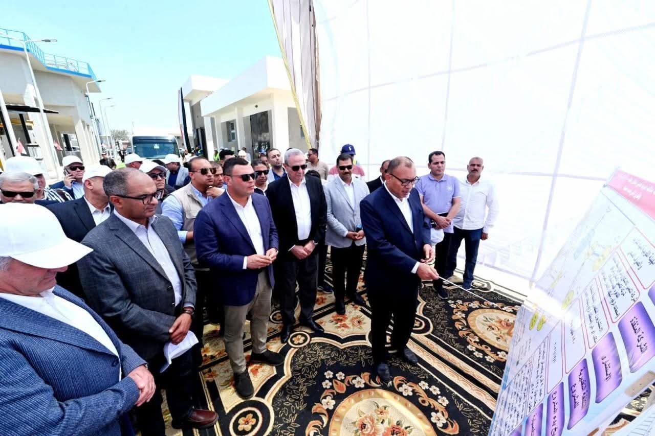 وزير الإسكان ومحافظ الغربية يتفقدان توسعات محطة معالجة صرف صحي نهطاي ضمن مبادرة "حياة كريمة"