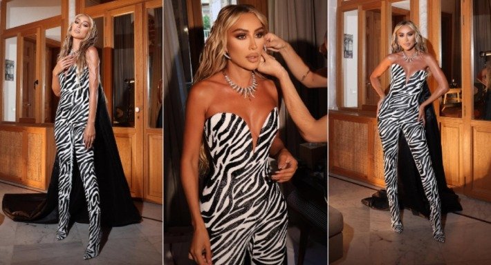 مايا دياب تخطف الأنظار بإطلالة جريئة وتُكرم بجائزة "المبدعة في الموسيقى" في BIAF