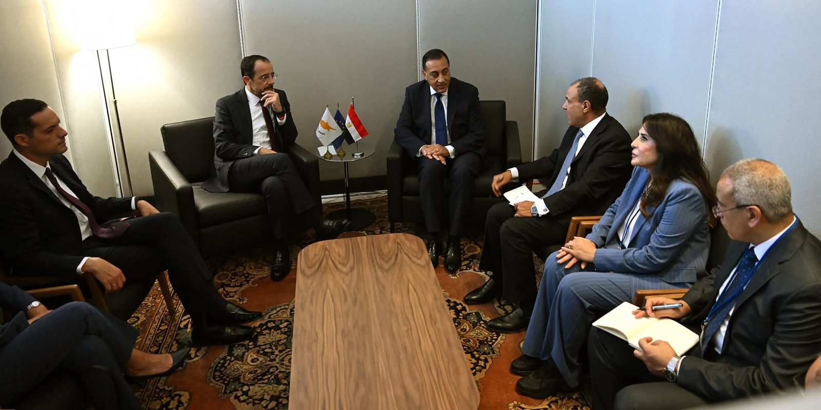 رئيس الوزراء يلتقي الرئيس القبرصي بمقر الأمم المتحدة بنيويورك