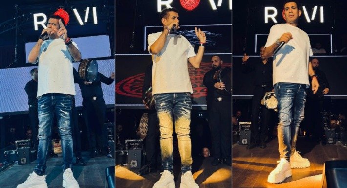 محمود الليثي يشعل الأجواء بإطلالة كاجوال في أحدث حفلاته