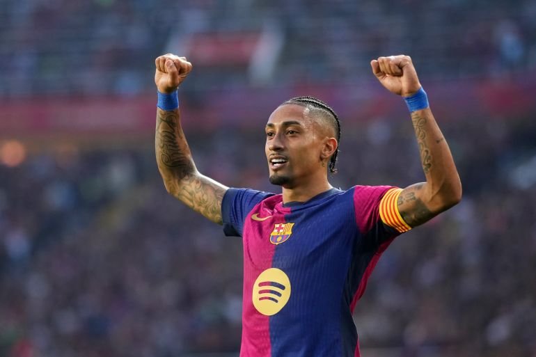 رافينيا يغيب عن مواجهة ريال مدريد في الجولة 10 من الدوري الإسباني