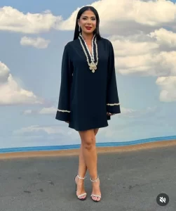 منى زكي تتألق بإطلالة عالمية من توقيع زهير مراد وتخطف الأنظار في لوس أنجلوس