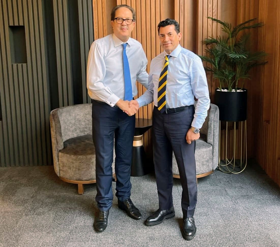 - وزير الرياضة يلتقي رئيس "الأنوكا" لبحث استعدادات مصر للألعاب الأفريقية ومناقشة الملفات الرياضية الأفريقية والدولية 2 - وزير الرياضة يلتقي رئيس "الأنوكا" لبحث استعدادات مصر للألعاب الأفريقية ومناقشة الملفات الرياضية الأفريقية والدولية