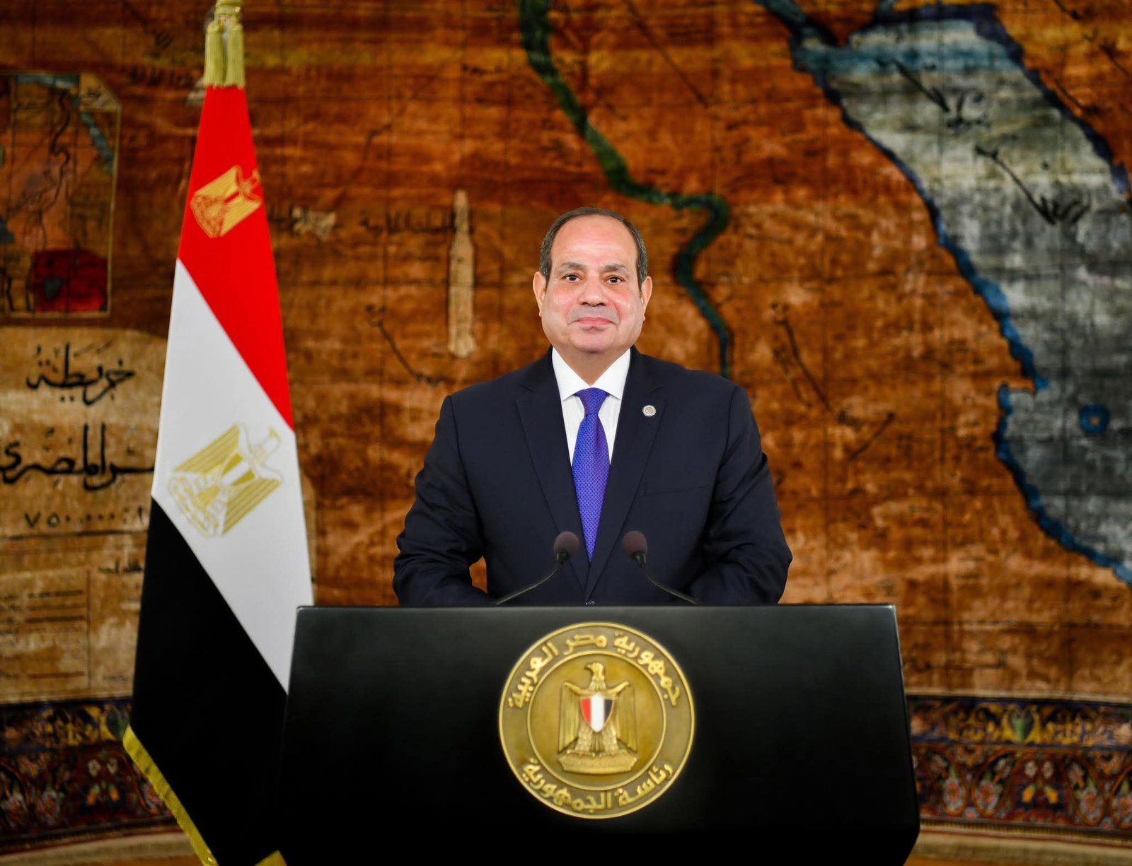 الرئيس السيسي يلقي كلمة بمناسبة الذكرى الثانية والخمسين لانتصارات السادس من أكتوبر المجيدة