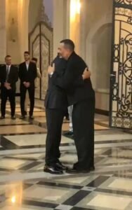 محمود حميدة وداليا البحيري أول حضور حفل زفاف نجل هاني رمزي