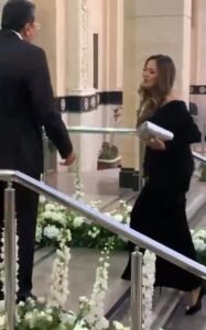 محمود حميدة وداليا البحيري أول حضور حفل زفاف نجل هاني رمزي