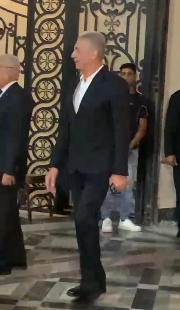 محمود حميدة وداليا البحيري أول حضور حفل زفاف نجل هاني رمزي