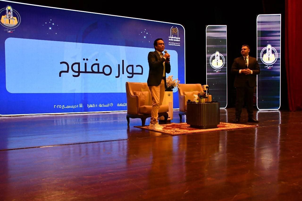 جامعة حلوان تكرم الفنان سامح حسين في ندوة "دور الفن في الوعي بالقضايا الاجتماعية" 