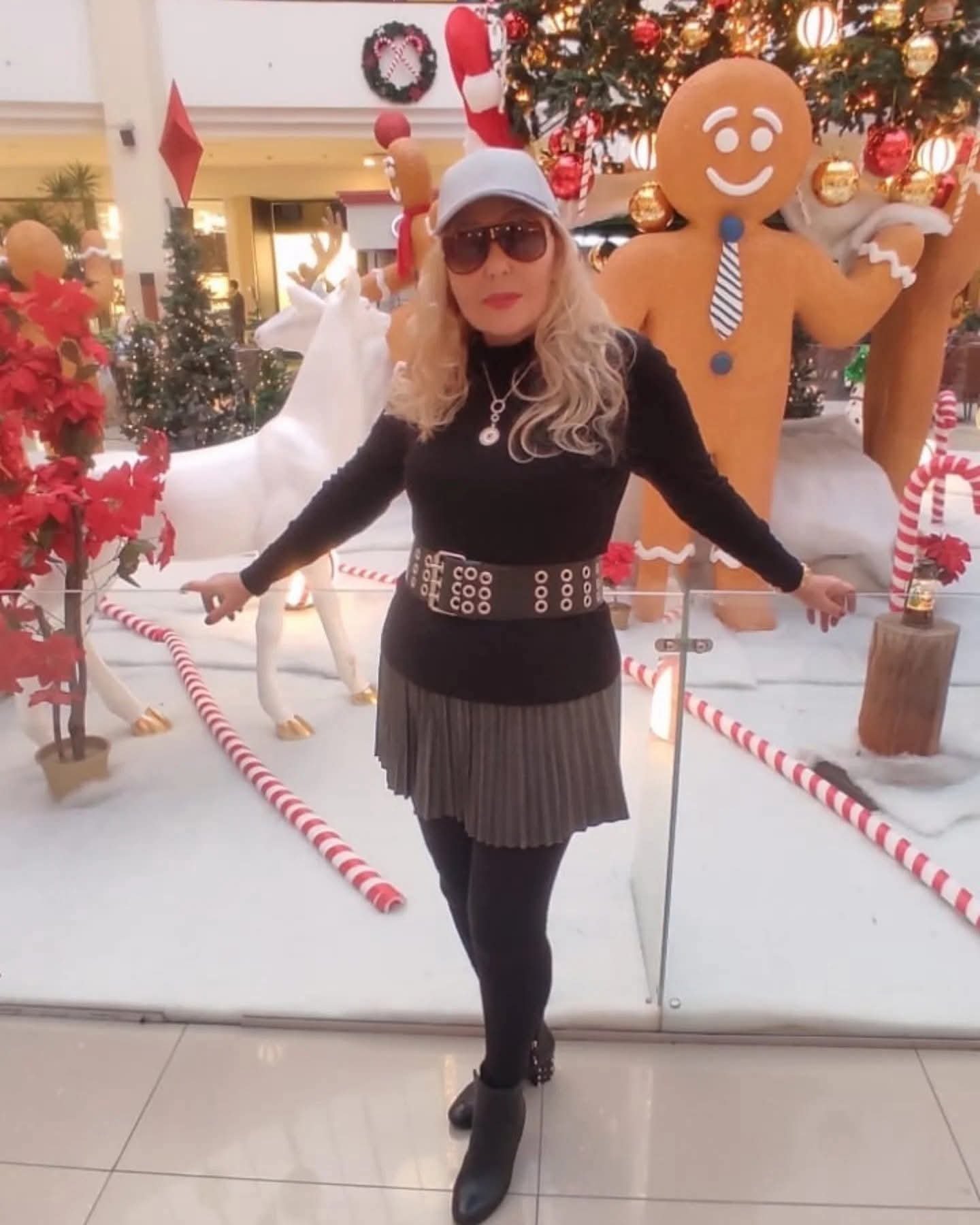 احتفال نادية الجندي بالعام الجديد2026