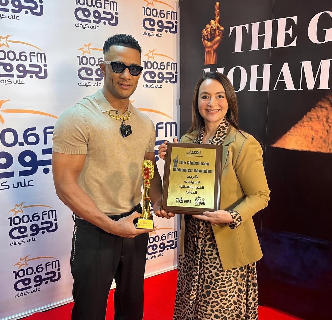 «نجوم إف.إم» تكرّم النجم محمد رمضان تقديرًا لإسهاماته الفنية والغنائية المؤثرة