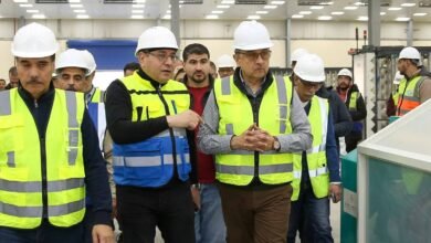 شيمي في جولة ميدانية بشركة غزل المحلة ويتفقد الأعمال النهائية بالمرحلة الثانية من المشروع القومي لتطوير صناعة الغزل والنسيج