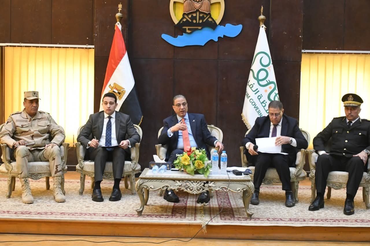 محافظ الفيوم يترأس اجتماع المجلس التنفيذي للمحافظة