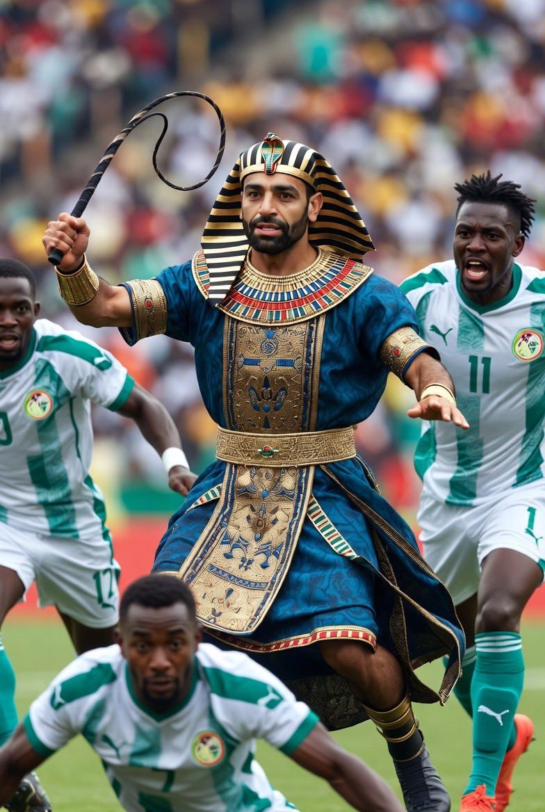 الفراعنة يروضون الفهود بكرباج مو صلاح