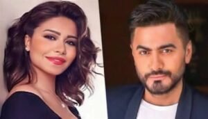تامر حسني يدعم شيرين عبد الوهاب في حفله الأخير 