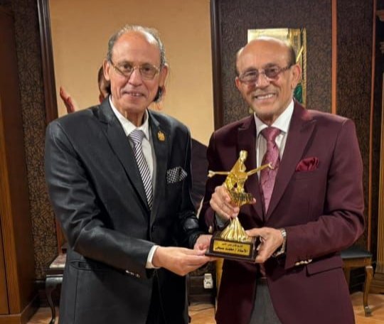 تكريم محمد صبحي في احتفالية الجمعية المصرية العربية للثقافة والإعلام والفنون