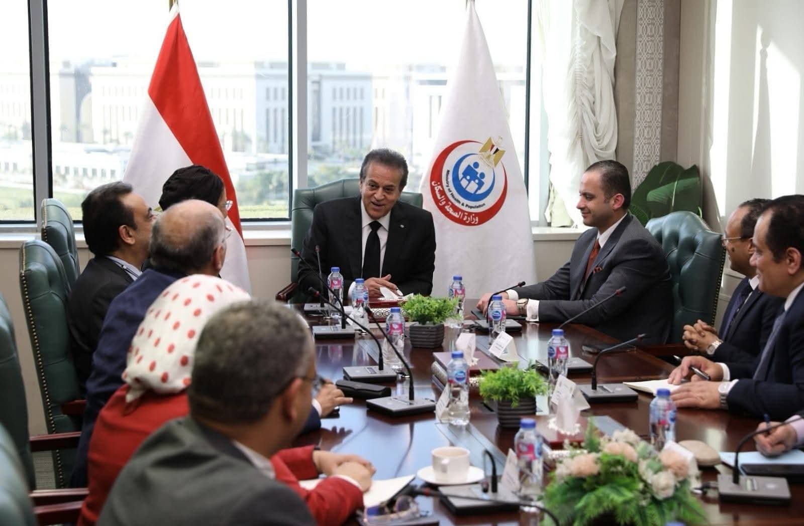 عبدالغفار يجتمع بقيادات «الصحة» في أول يوم عمل بعد تجديد الثقة الرئاسية