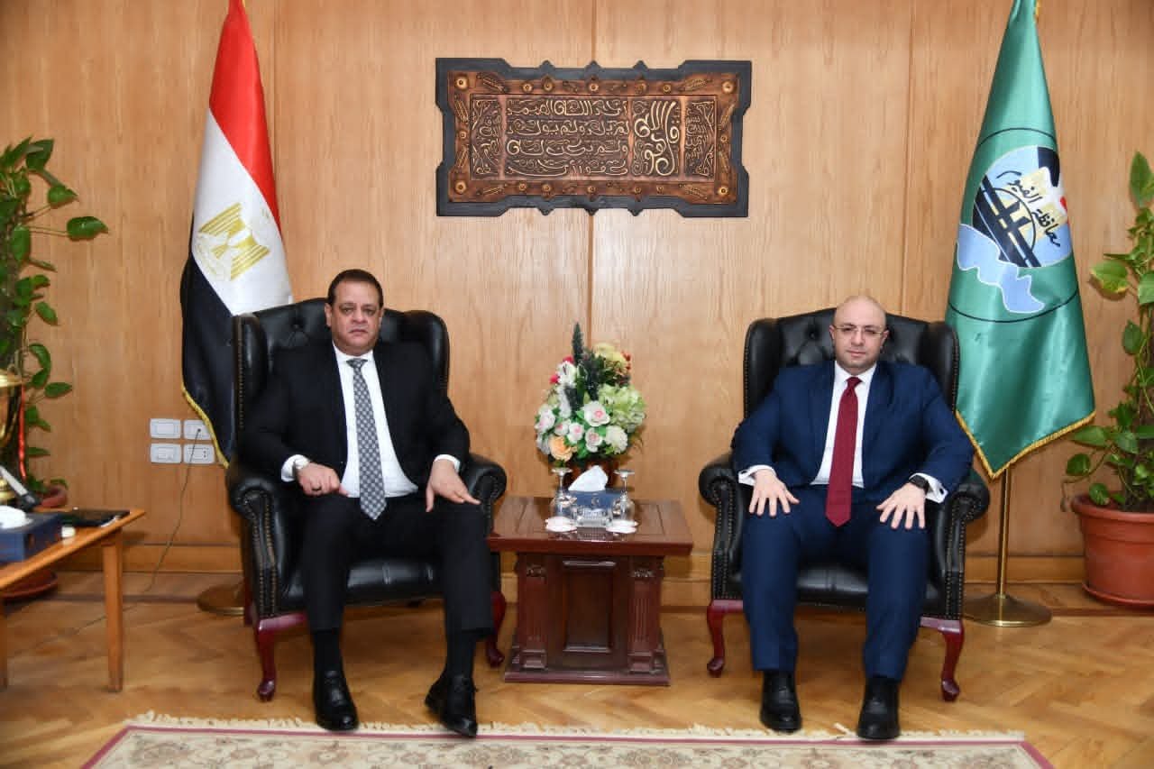 محافظ الفيوم يستقبل مدير الأمن للتهنئة بتجديد ثقة القيادة السياسية