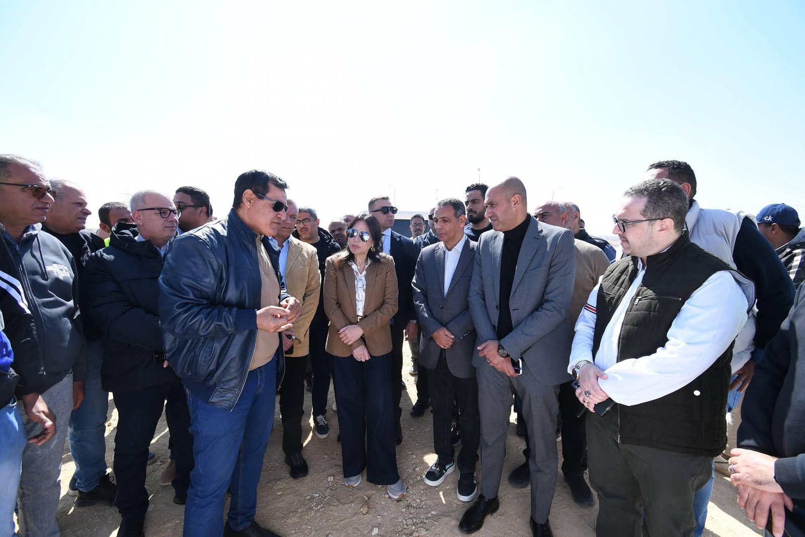 وزيرة الإسكان تتفقد منطقة الرابية بمدينة الشروق لمتابعة الموقف التنفيذي لأعمال المرافق