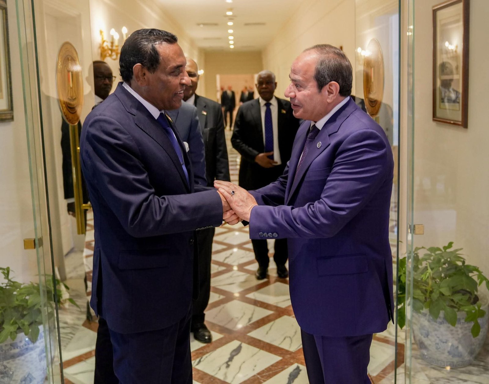 الرئيس السيسي يستقبل الدكتور كامل إدريس رئيس مجلس وزراء جمهورية السودان 3 الرئيس السيسي يستقبل الدكتور كامل إدريس، رئيس مجلس وزراء جمهورية السودان