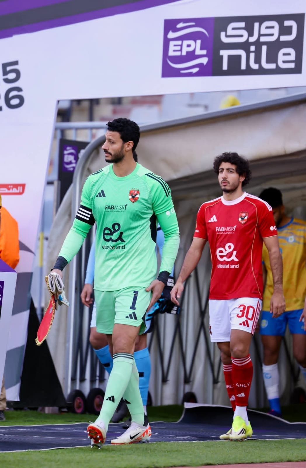 الأهلي يفوز على الدراويش بهدفي بن رمضان وياسين