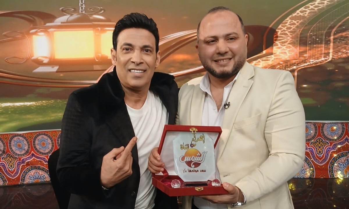 سعد الصغير يستضيف المنشد الدينى أحمد صلاح في برنامج على باب الله 